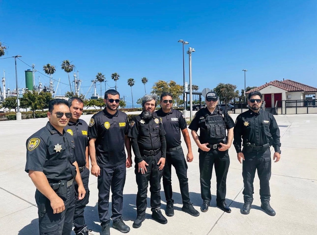 Guard For America security team standing together outdoors